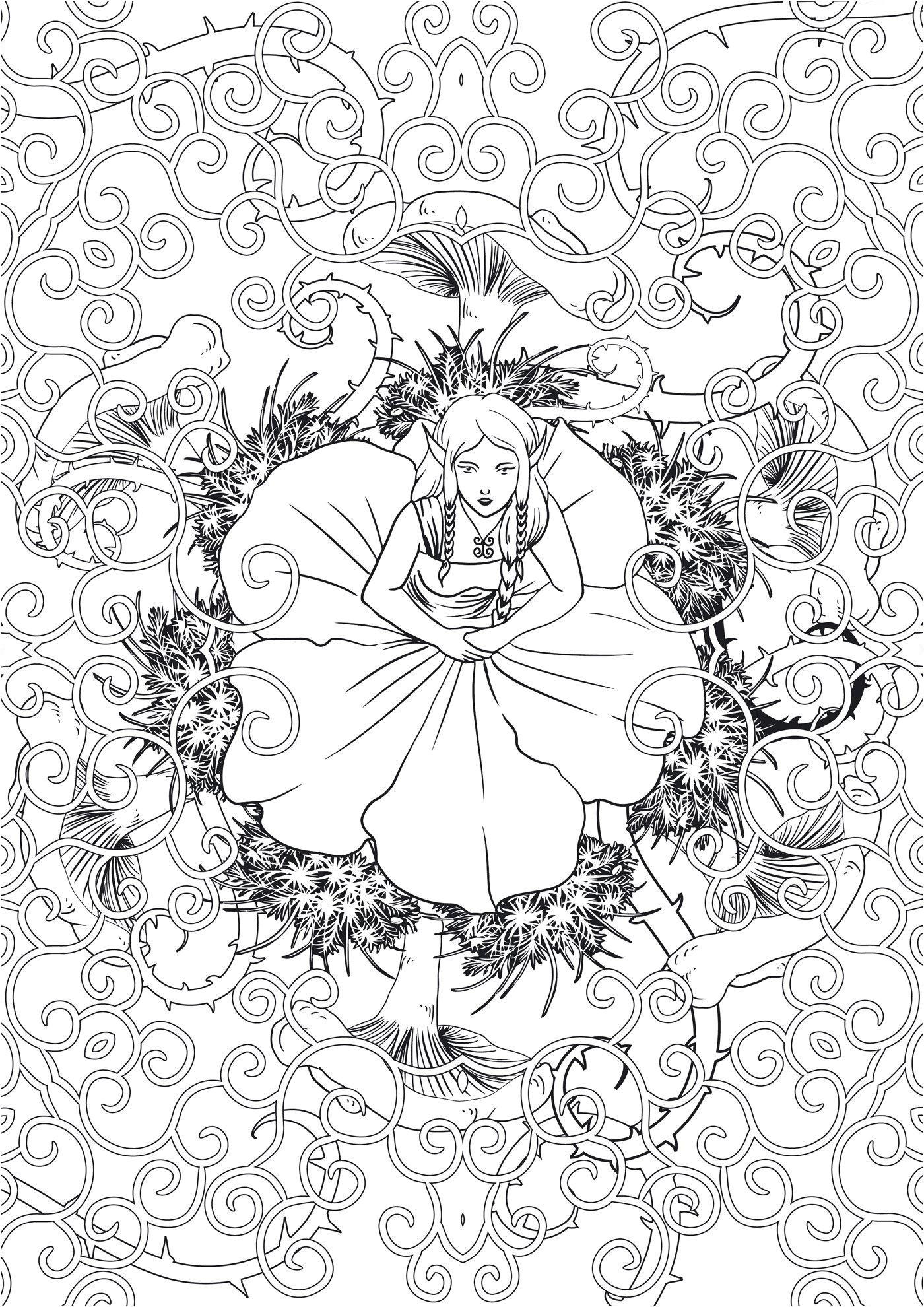 100 Coloriage Anti Stress Pdf Art therapie forets Feeriques 100 Coloriages Anti Stress French