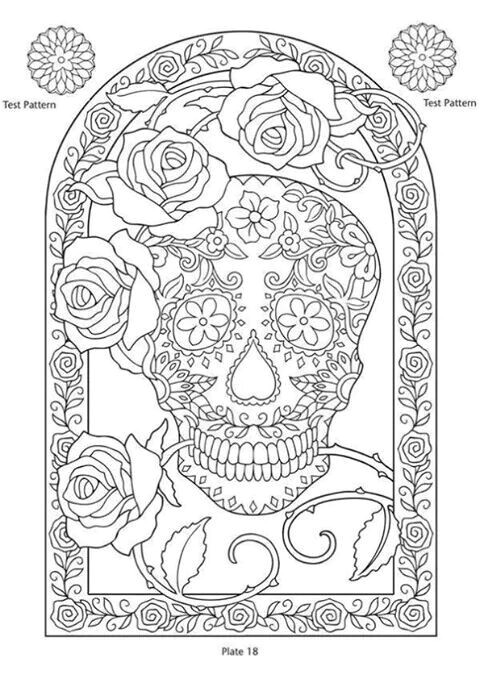 Album De Coloriage Pour Adulte épinglé Par Cerenety Luna Sur D­a De Muertos