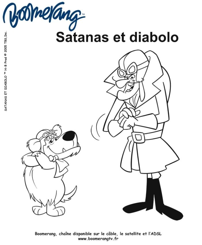Boomerangtv Fr Coloriage Coloriages Coloriage De Satanas Et Diabolo Fr Hellokids