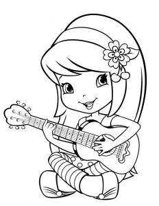 Charlotte Au Fraise Coloriage Coloriage Charlotte Aux Fraises 1 ÄoÊoÑ MÑ