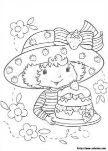 Charlotte Au Fraise Coloriage Coloriage Charlotte Aux Fraises Colorier Dessin Imprimer