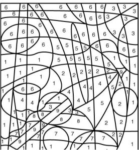 Coloriag E Coloriage Numerote 0d