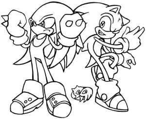 Coloriage 1er Age sonic Knuckles Coloring Pages Unique Coloriage sonic Imprimer Dessin