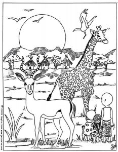 Coloriage A Colorier Sur La Tablette 84 Best Coloriages Animaux Sauvages Images On Pinterest