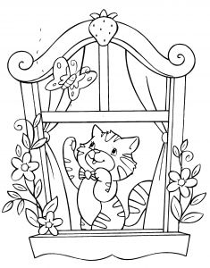 Coloriage à Imprimer De Chaton Coloriage 2 Chats Nouveau Plan Jeux De Coloriage De Chat L