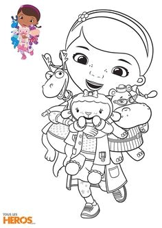 Coloriage à Imprimer Docteur La Peluche Coloriage Dessins Docteur La Peluche 7 Ø§ÙÙÙÙ Pinterest