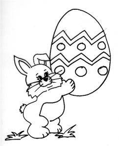 Coloriage à Imprimer Tfou Coloriage Lapin De Paques