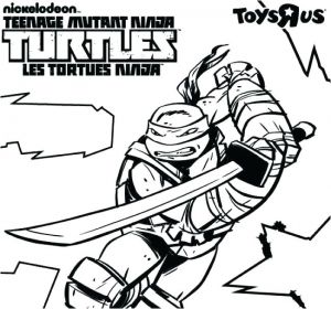 Coloriage à Imprimer tortues Ninja Raphael with His Sai Wepon In Teenage Mutant Ninja Turtles Coloriage