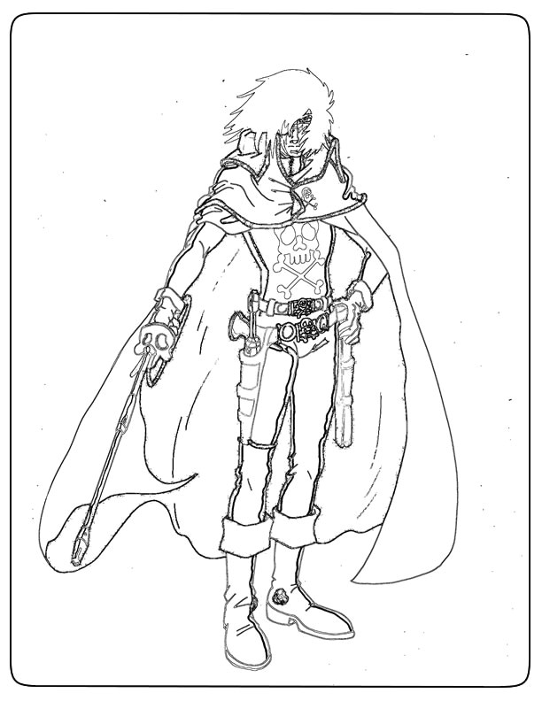 Coloriage Albator Coloriages De Albator 84 Imprimer Coloriage Imprimer