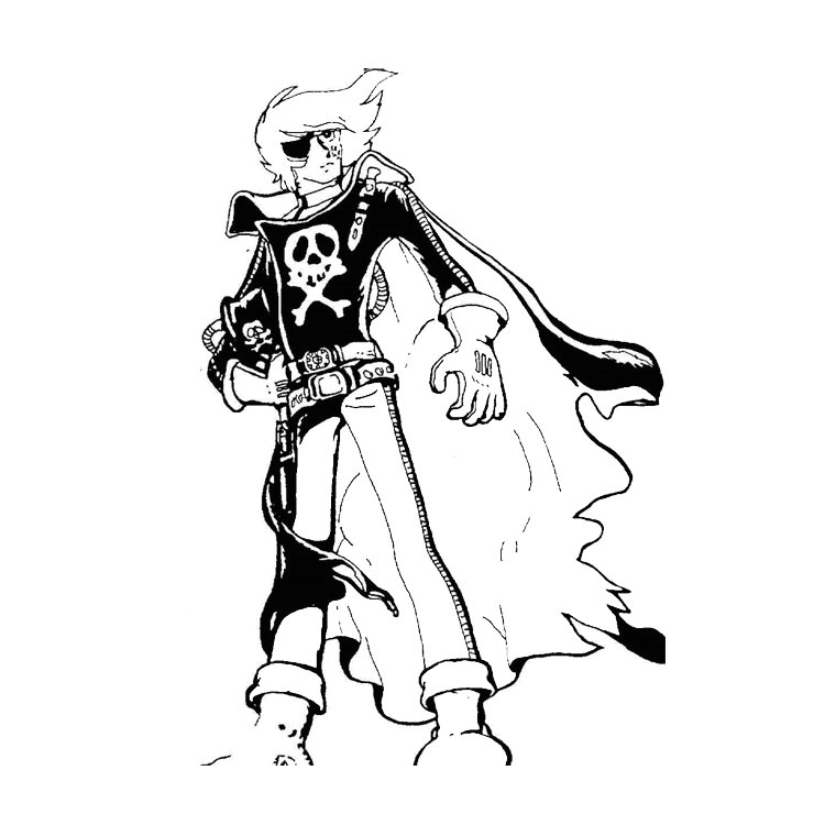 Coloriage Albator Exceptional Dessin Albator A Imprimer 4 Albator Coloriage