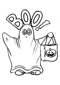 Coloriage Aloine Coloriage Halloween Fantome