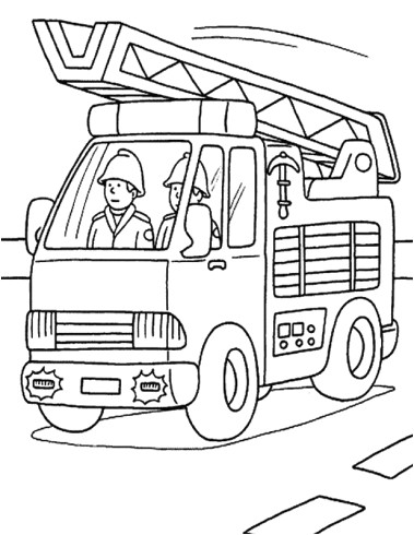 Coloriage Angleterre à Imprimer Coloriage Camion Pompier   Imprimer   Colorier Dessin   Imprimer