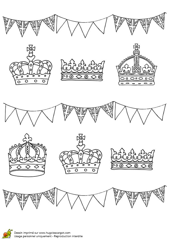 Coloriage Angleterre à Imprimer Coloriage Couronne Reine D Angleterre