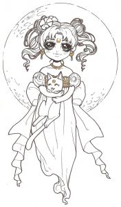 Coloriage Anti Stress Manga 90 Best Coloriage Personnage Chibi Et Manga Adult Coloring Page