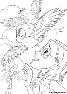 Coloriage Ariol Coloriage Ariol Coloriage Dessin Anime Rio A Imprimer Coloriage