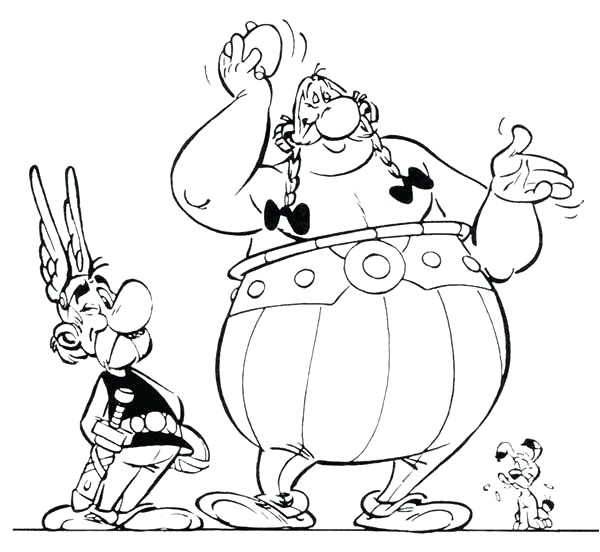 Coloriage asterix à Imprimer De Sanglier   Imprimer Frais Coloriage Obelix Sanglier