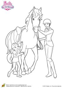Coloriage Barbie Et son Cheval 294 Best Coloriages Barbie Images On Pinterest