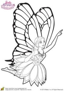 Coloriage Barbie Papillon Barbie Fairy Princess Coloring Pages Fairies Pinterest