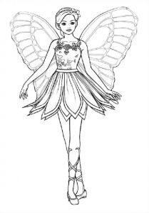 Coloriage Barbie Papillon Les 15 Meilleures Images Du Tableau Barbie Sur Pinterest