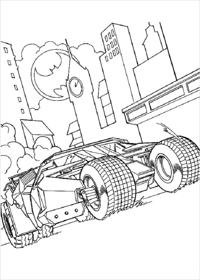 Coloriage Batmobile 13 Best Dibujos De Batman Images On Pinterest