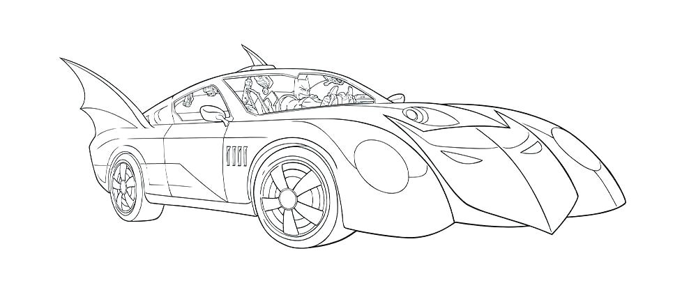 Coloriage Batmobile Coloriage Imprimer Batman Gratuit Coloriage Batman Les Beaux Dessins