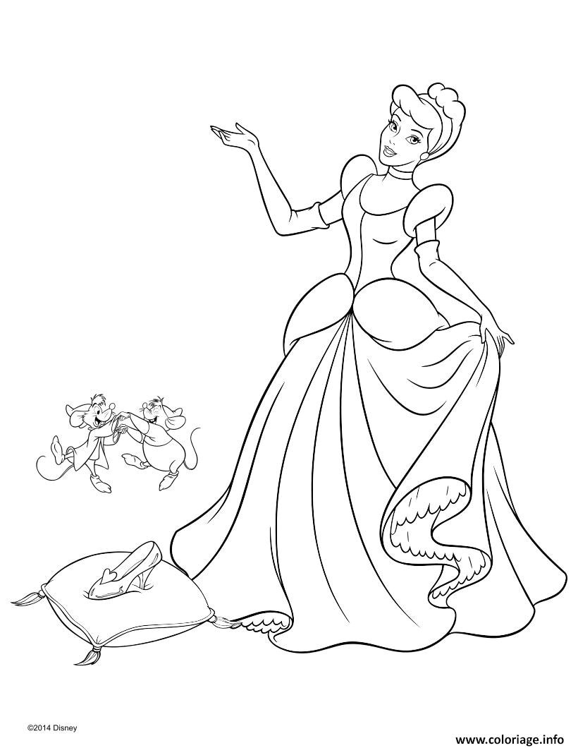 Coloriage Bébé Disney Coloriage A Imprimer Princesse Cendrillon L Meublerc