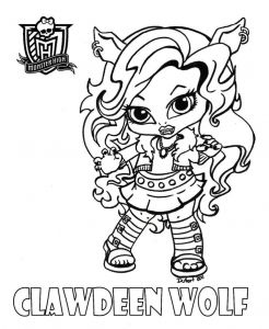 Coloriage Bébé Monster High 60 Best Corloring Pages Images On Pinterest