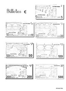 Coloriage Billet Euro Printable Euros Graphic Design Design New Money for Our Country