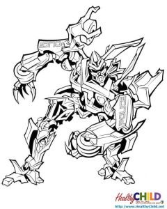 Coloriage Bionicle Transformers Barricadebot Coloring Page Healthychild
