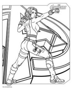 Coloriage Black Widow How About to Print and Color the Team Of Heroes Known as Guardians