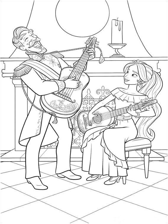 Coloriage Blanche Neige Et Les 7 Nains à Imprimer Coloriage Dessins   Imprimer Pour Les Enfants Elena D Avalor 12