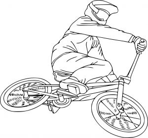 Coloriage Bmx Dessin De Vélo Colorier Meilleur Inspiration Coloriage Bmx Race L