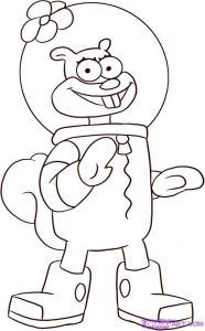 Coloriage Bob L éponge A Imprimer Spongebob Character Drawings with Coor