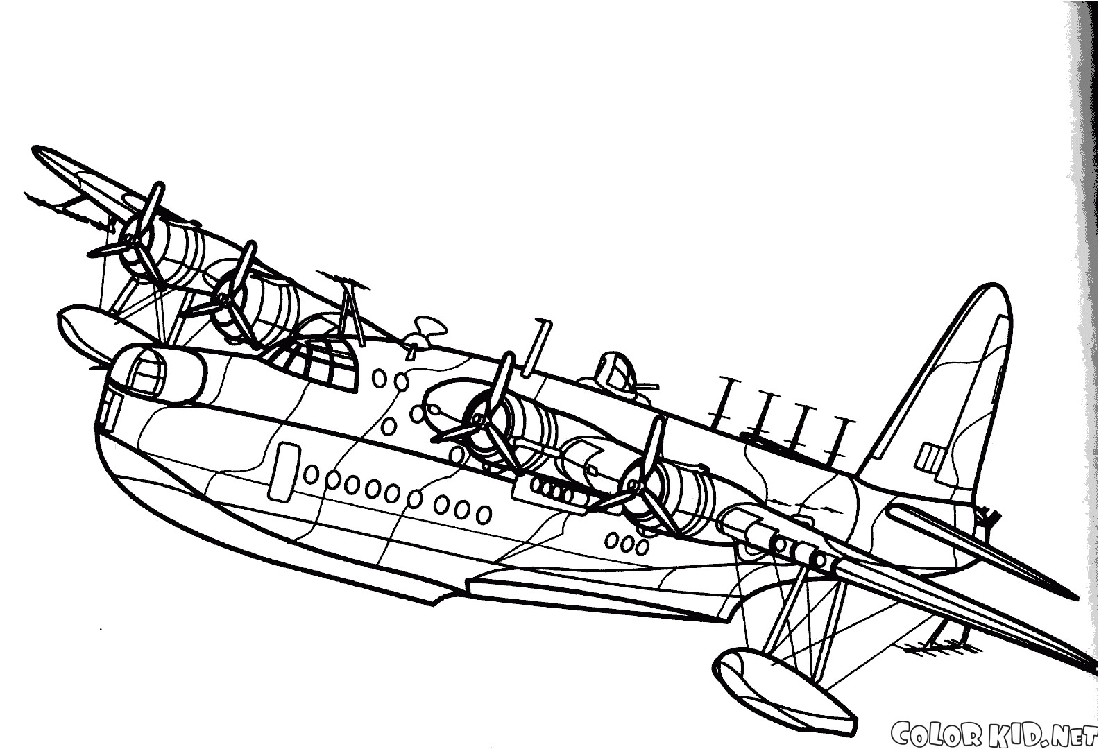 Coloriage Bombardier Coloriage Short Sunderland 2 Ar R