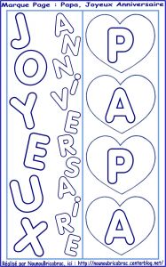 Coloriage Bon Anniversaire Papy Coloriage Bon Anniversaire Papa