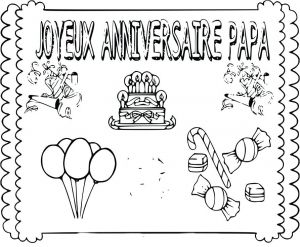 Coloriage Bon Anniversaire Papy Coloriage Joyeux Anniversaire Papa A Imprimer Sur Coloriages Info
