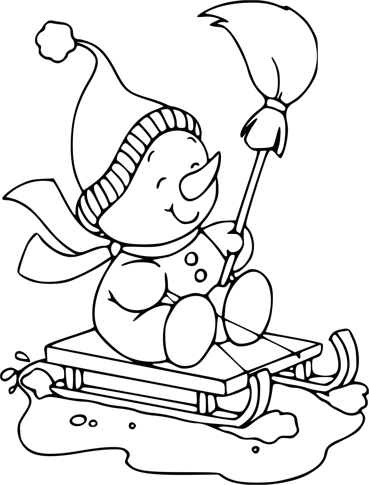 Coloriage Bonhomme De Neige A Imprimer Gratuit Author Archives Meilleure Page  Colorier