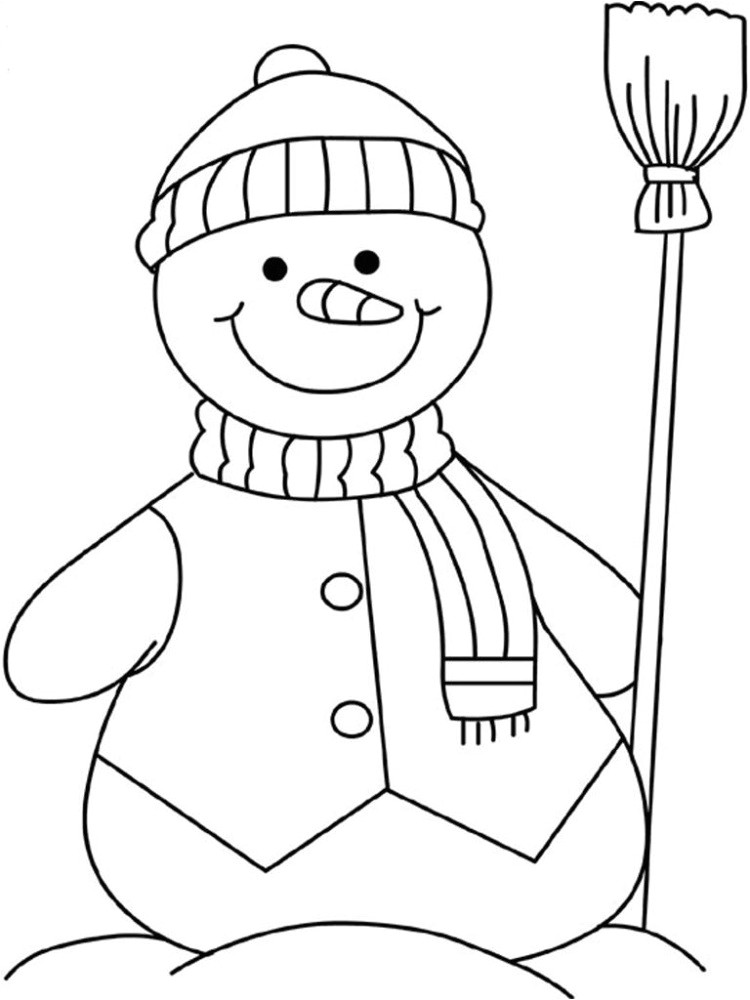 Coloriage Bonhomme De Neige A Imprimer Gratuit Coloriage Bonhomme De Neige 20 Dessins