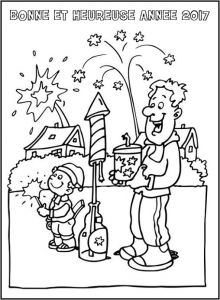 Coloriage Bonne Année 2017 Idées Cadeaux Page 6 Sur 147