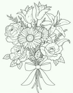 Coloriage Bouquet De Fleurs à Imprimer Les 36 Meilleures Images Du Tableau Colorific Sur Pinterest