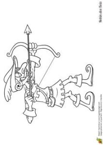 Coloriage Boxeur Coloriage D Une Cible Pour L Entrainement De Tir L Arc De Robin