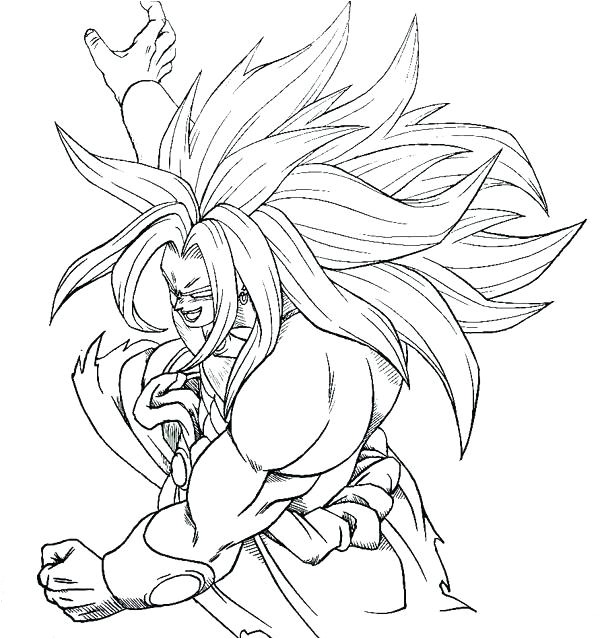 Coloriage Broly Coloriage Broly Dbz Dessin De Broly God Racalisac Par toyotara