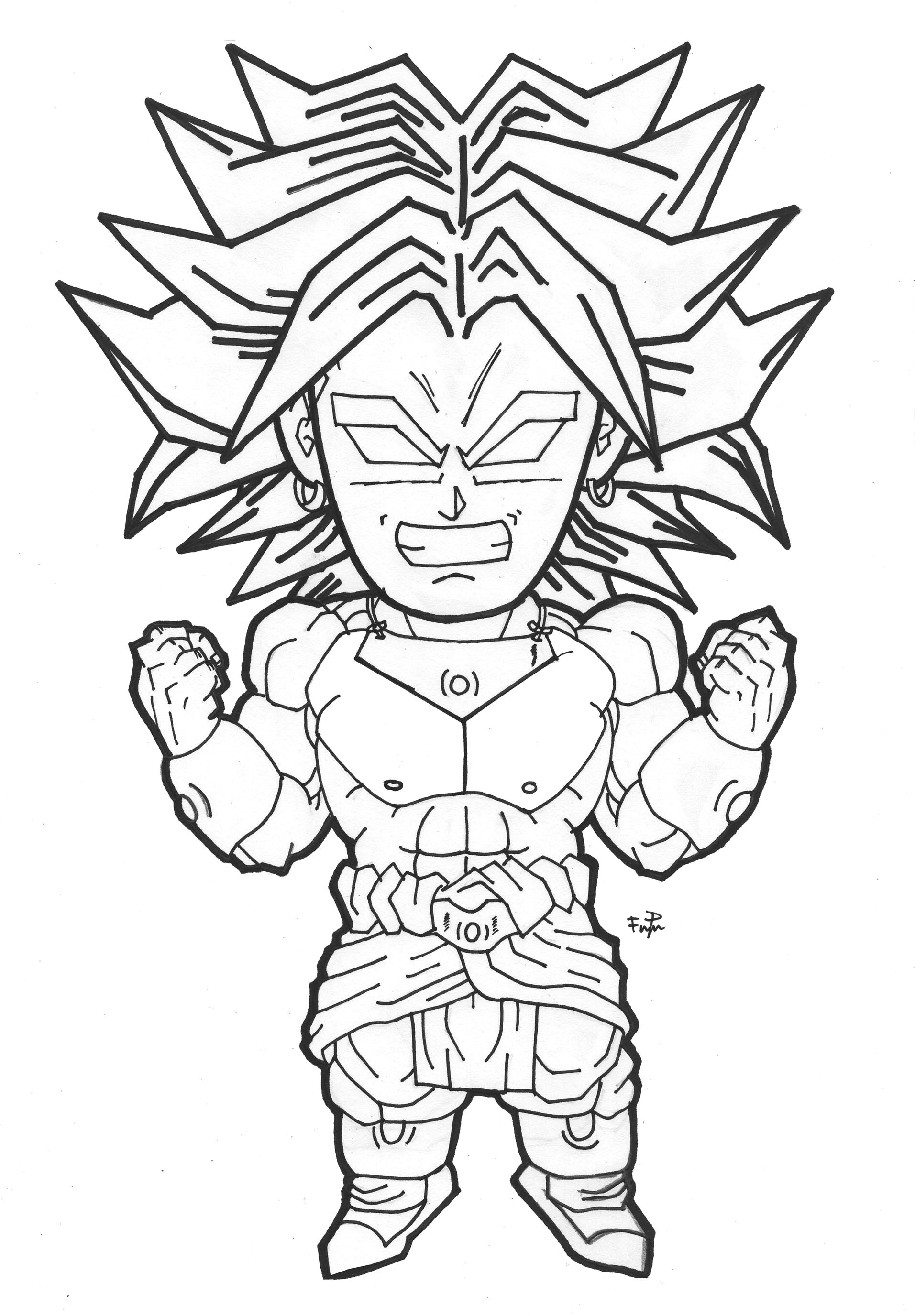 Coloriage Broly Dessin De Dragon En Ligne Fascinant En Ligne Coloriage Dragon Ball Z
