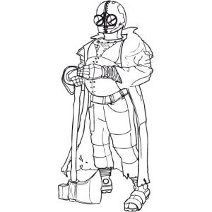 Coloriage Bucheron Le Robot B Cheron En Coloriage En Ligne Ou Coloriage   Imprimer