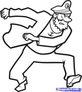Coloriage Capitaine Haddock How to Draw Captain Haddock Captain Haddock Step by Step Ic