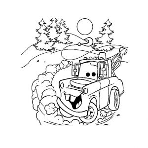 Coloriage Cars Noel Dessin A Colorier Cars Disney Az Coloriage