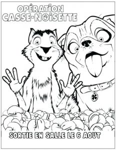 Coloriage Casse Noisette Coloriage Ariol Casse Noisette Coloriage Coloriage Ariol Piwi