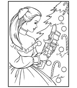 Coloriage Casse Noisette Coloriage Barbie Casse Noisette 11 Lescoloriages