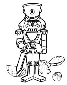 Coloriage Casse Noisette Noel Joyeux