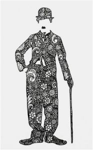 Coloriage Charlie Chaplin Charlie Chaplin Portrait Silhouettes Vector